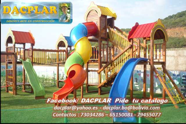 Equipamiento De Parques Infantiles, Toboganes Para Balnearios En Pedro ...