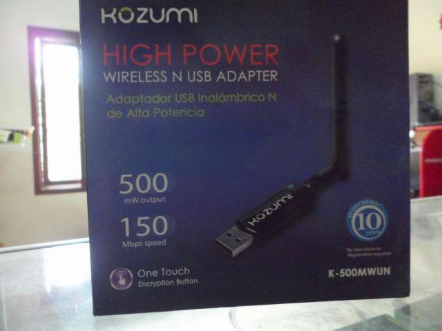 Adaptador wireless kozumi k-500mwun usb